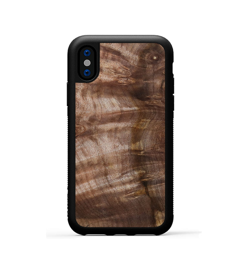 iPhone Xs Wood Phone Case - Keagan (Wood Burl, 802102)