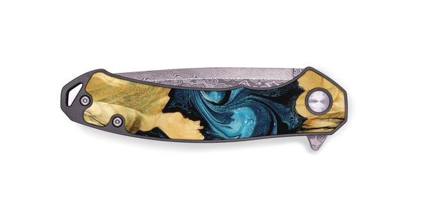 EDC Wood Pocket Knife - Sutton (Blue, 802104)