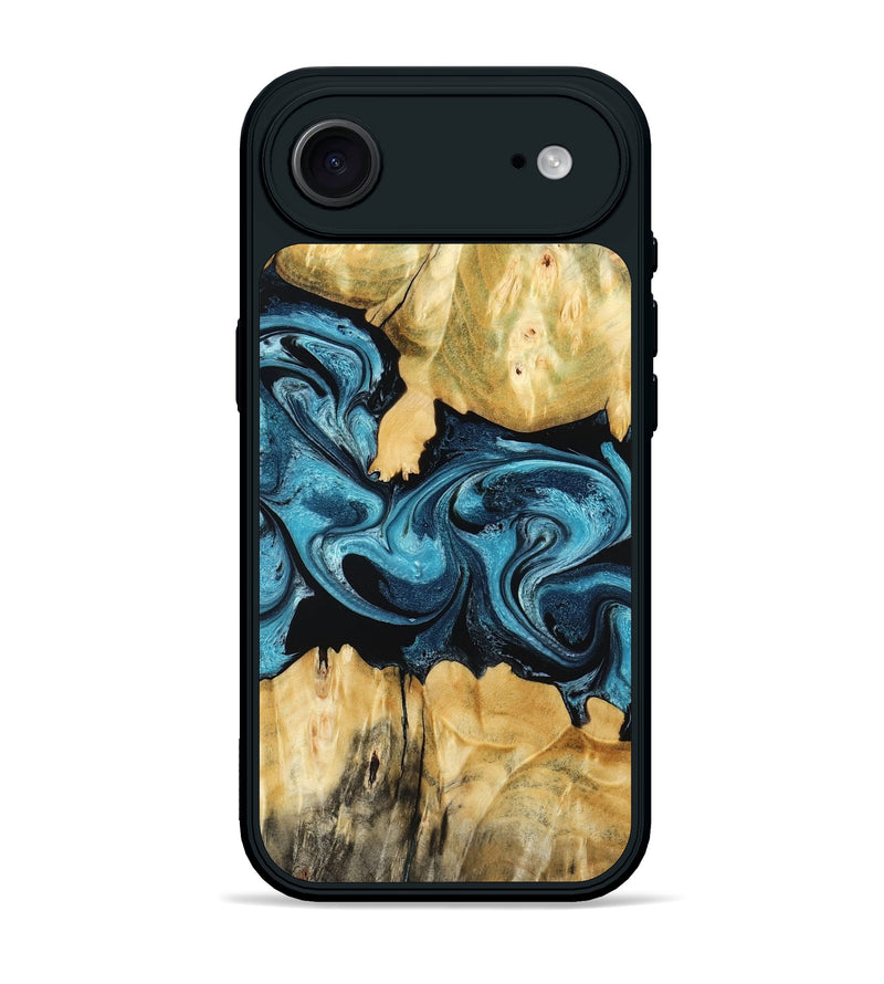 iPhone 17 Air Wood Phone Case - Sutton (Blue, 802104)