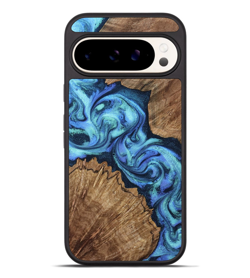 Pixel 9 Pro XL Wood Phone Case - Enoch (Blue, 802105)