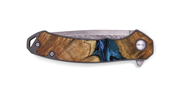 EDC Wood Pocket Knife - Danika (Blue, 802107)