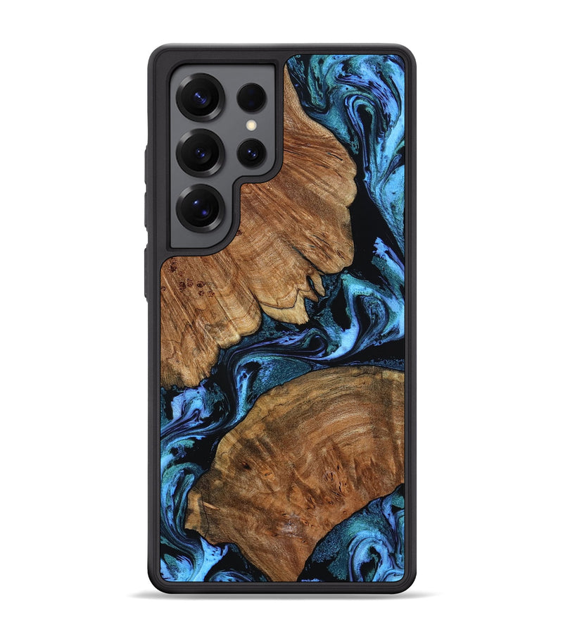 Galaxy S25 Ultra Wood Phone Case - Danika (Blue, 802107)
