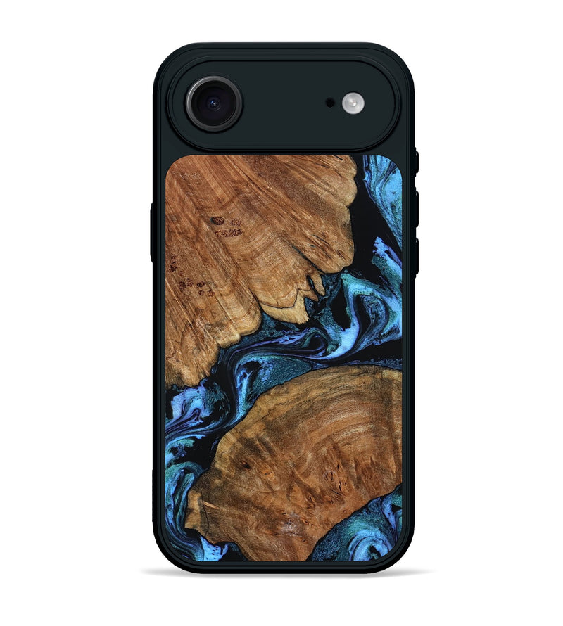iPhone 17 Air Wood Phone Case - Danika (Blue, 802107)