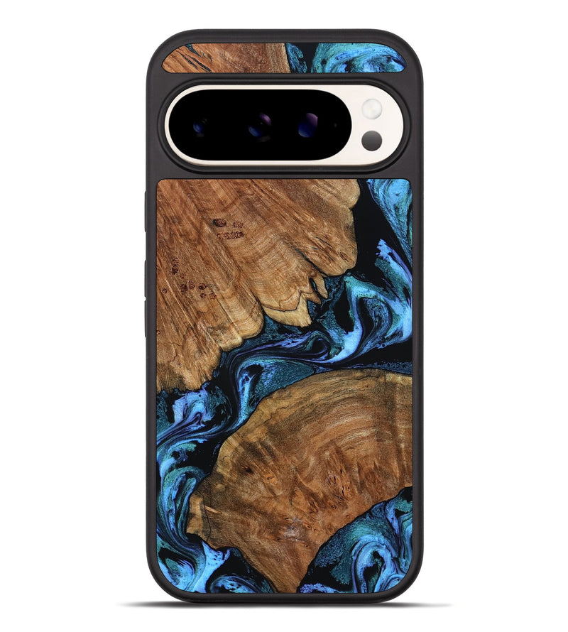 Pixel 10 Pro XL Wood Phone Case - Danika (Blue, 802107)