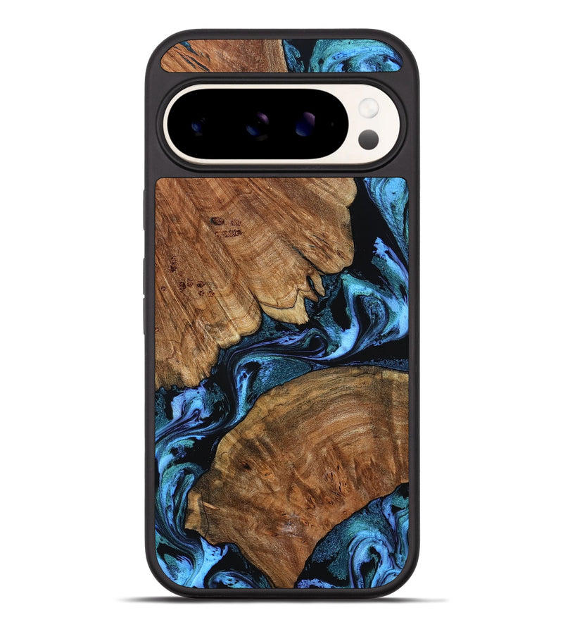 Pixel 9 Pro XL Wood Phone Case - Danika (Blue, 802107)