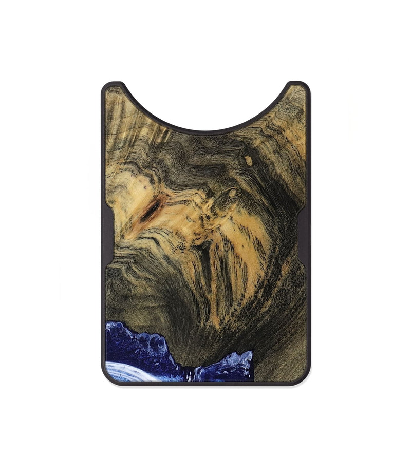 Alloy Wood Wallet - Lori (Blue, 802108)