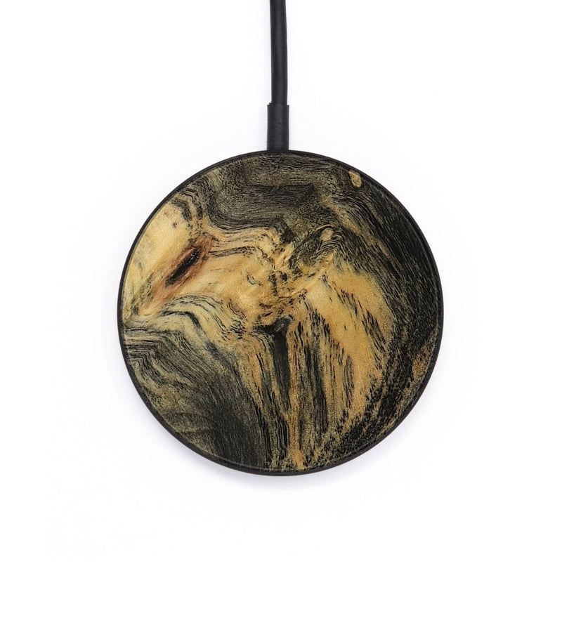 Circle Wood Wireless Charger - Lori (Blue, 802108)