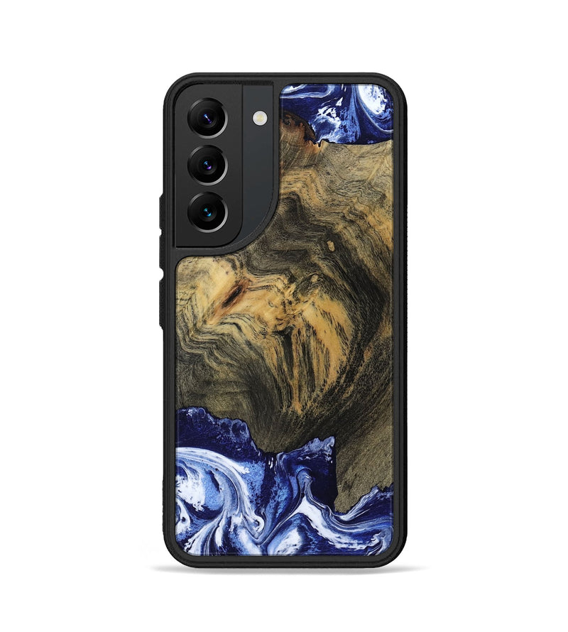 Galaxy S22 Wood Phone Case - Lori (Blue, 802108)