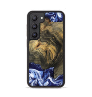 Galaxy S23 Wood Phone Case - Lori (Blue, 802108)