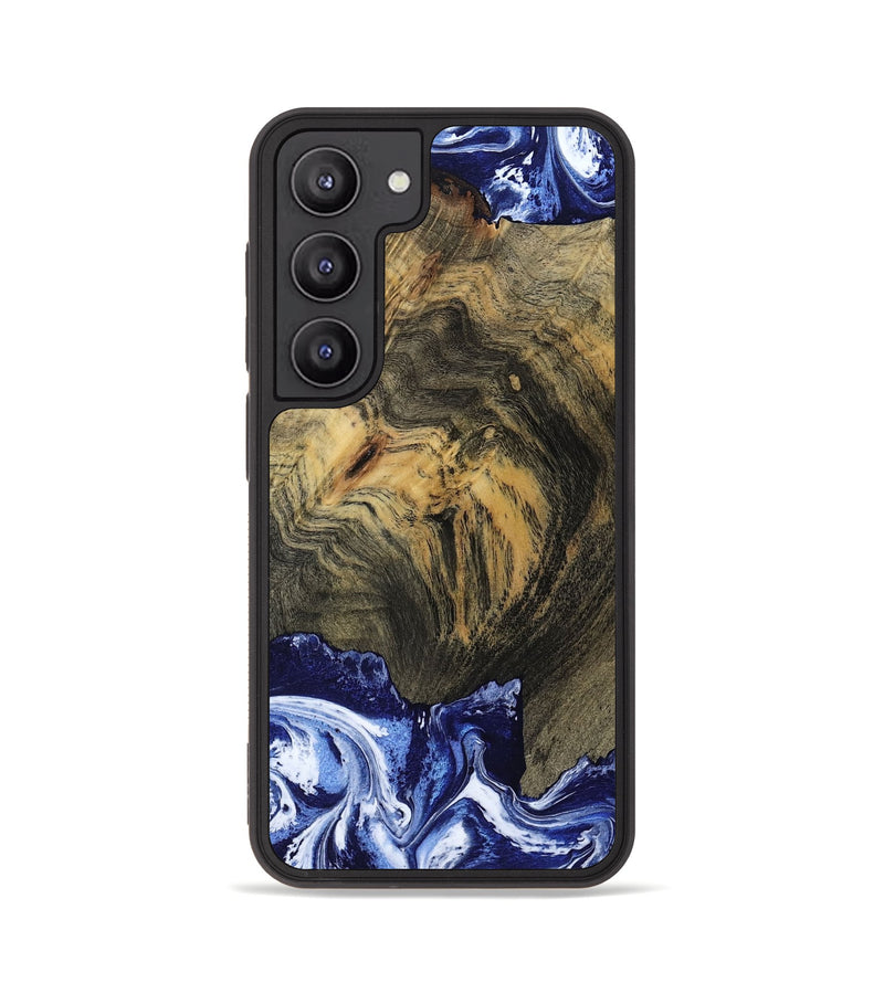 Galaxy S23 Wood Phone Case - Lori (Blue, 802108)