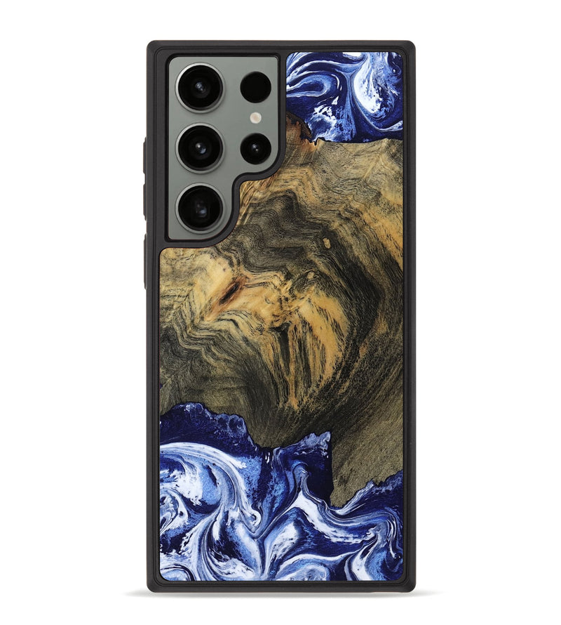 Galaxy S23 Ultra Wood Phone Case - Lori (Blue, 802108)