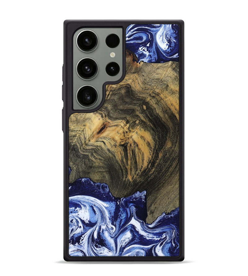 Galaxy S24 Ultra Wood Phone Case - Lori (Blue, 802108)