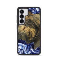 Galaxy S25 Wood Phone Case - Lori (Blue, 802108)