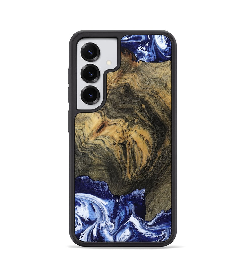 Galaxy S25 Wood Phone Case - Lori (Blue, 802108)