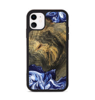 iPhone 11 Wood Phone Case - Lori (Blue, 802108)