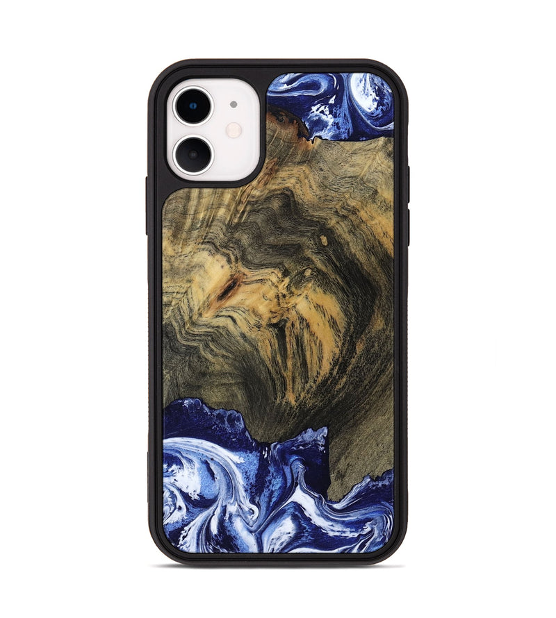 iPhone 11 Wood Phone Case - Lori (Blue, 802108)
