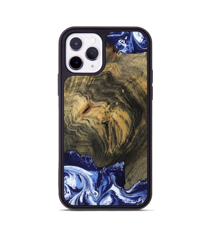 iPhone 11 Pro Wood Phone Case - Lori (Blue, 802108)