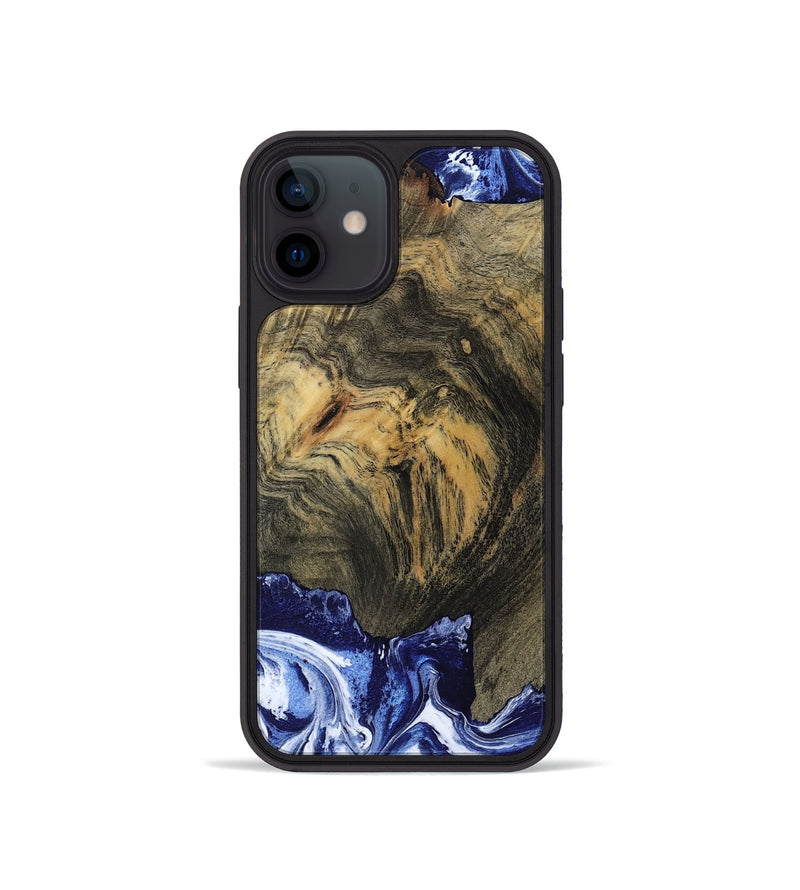 iPhone 12 mini Wood Phone Case - Lori (Blue, 802108)