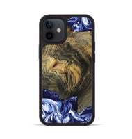 iPhone 12 Wood Phone Case - Lori (Blue, 802108)