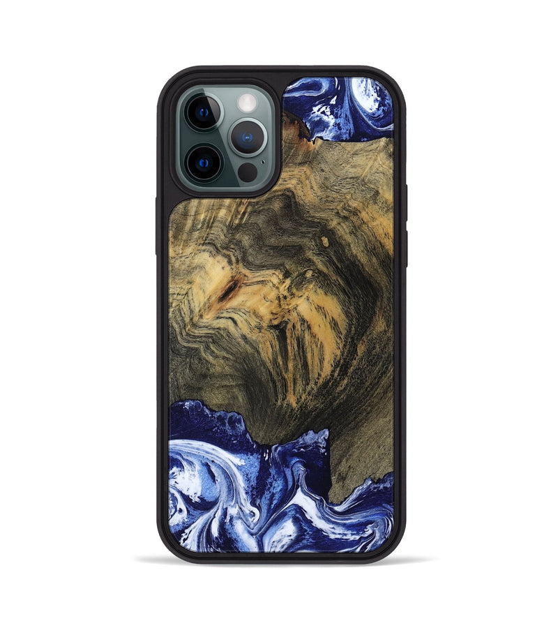 iPhone 12 Pro Wood Phone Case - Lori (Blue, 802108)