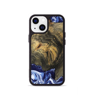 iPhone 13 mini Wood Phone Case - Lori (Blue, 802108)