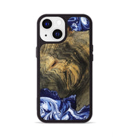 iPhone 13 Wood Phone Case - Lori (Blue, 802108)