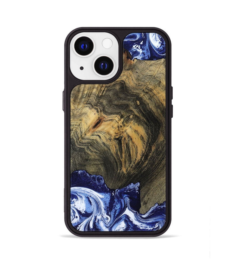iPhone 13 Wood Phone Case - Lori (Blue, 802108)