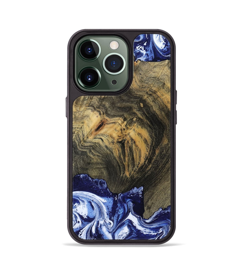 iPhone 13 Pro Wood Phone Case - Lori (Blue, 802108)