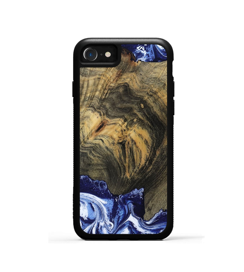 iPhone SE Wood Phone Case - Lori (Blue, 802108)