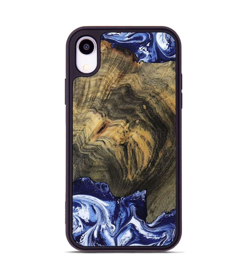 iPhone Xr Wood Phone Case - Lori (Blue, 802108)