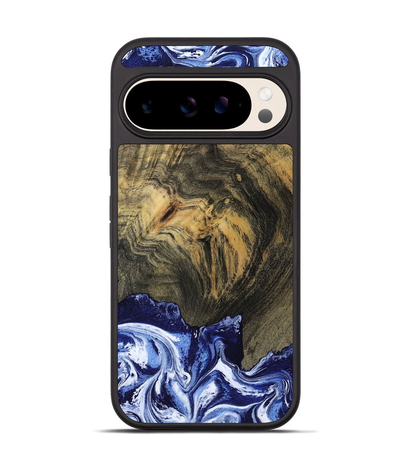 Pixel 10 Wood Phone Case - Lori (Blue, 802108)