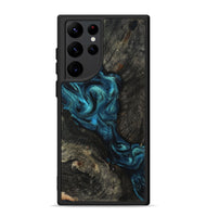 Galaxy S22 Ultra Wood Phone Case - Tad (Blue, 802109)
