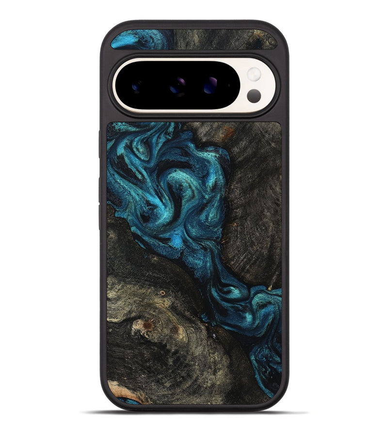 Pixel 10 Pro XL Wood Phone Case - Tad (Blue, 802109)
