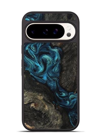 Pixel 9 Pro Wood Phone Case - Tad (Blue, 802109)