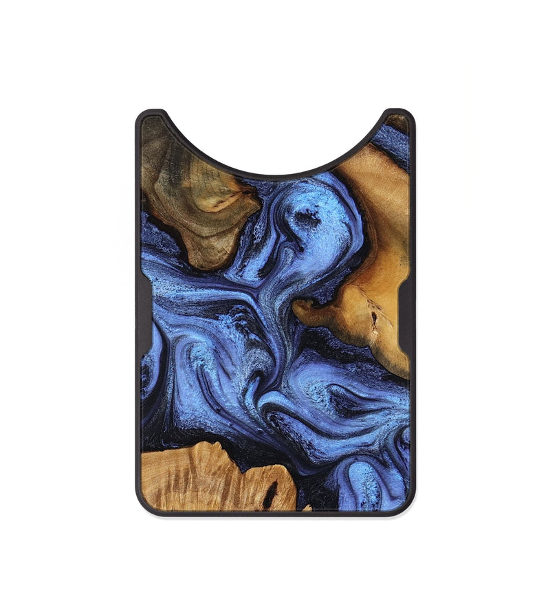 Alloy Wood Wallet - Jasmine (Blue, 802110)