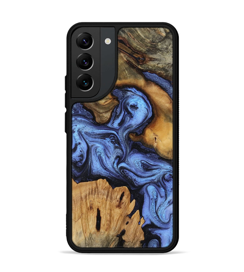 Galaxy S22 Plus Wood Phone Case - Jasmine (Blue, 802110)