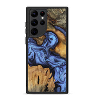 Galaxy S22 Ultra Wood Phone Case - Jasmine (Blue, 802110)