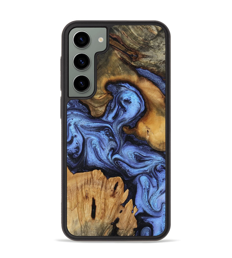 Galaxy S23 Plus Wood Phone Case - Jasmine (Blue, 802110)