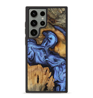 Galaxy S23 Ultra Wood Phone Case - Jasmine (Blue, 802110)