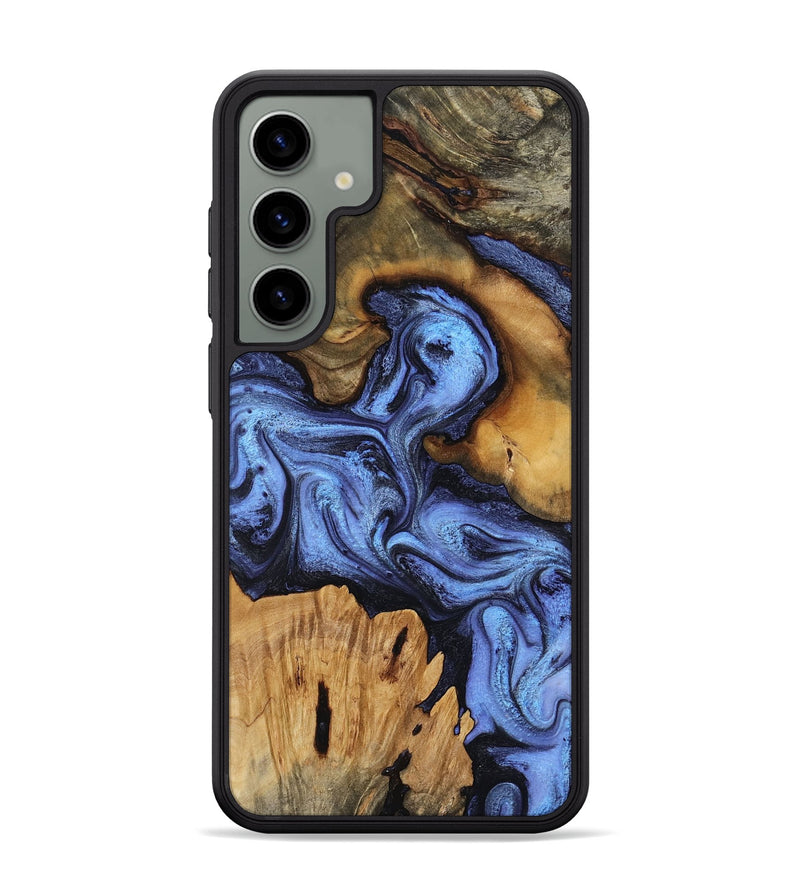 Galaxy S24 Plus Wood Phone Case - Jasmine (Blue, 802110)