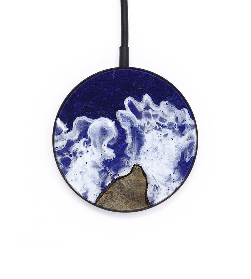 Circle Wood Wireless Charger - Charlie (Coastal, 802128)