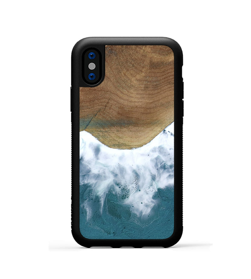 iPhone Xs Wood Phone Case - Rheta (Coastal, 802129)