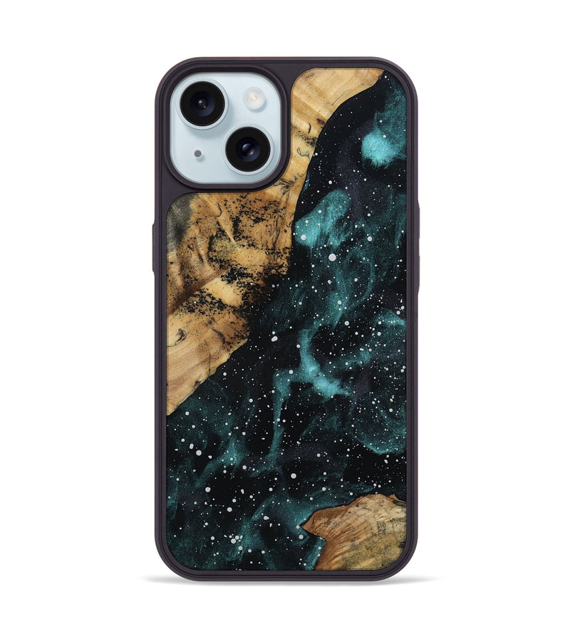 iPhone 15 Wood Phone Case - Alaia (Cosmos, 802131)