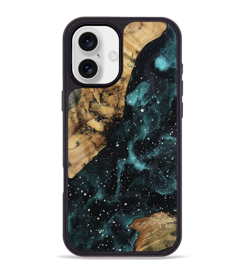 iPhone 16 Plus Wood Phone Case - Alaia (Cosmos, 802131)