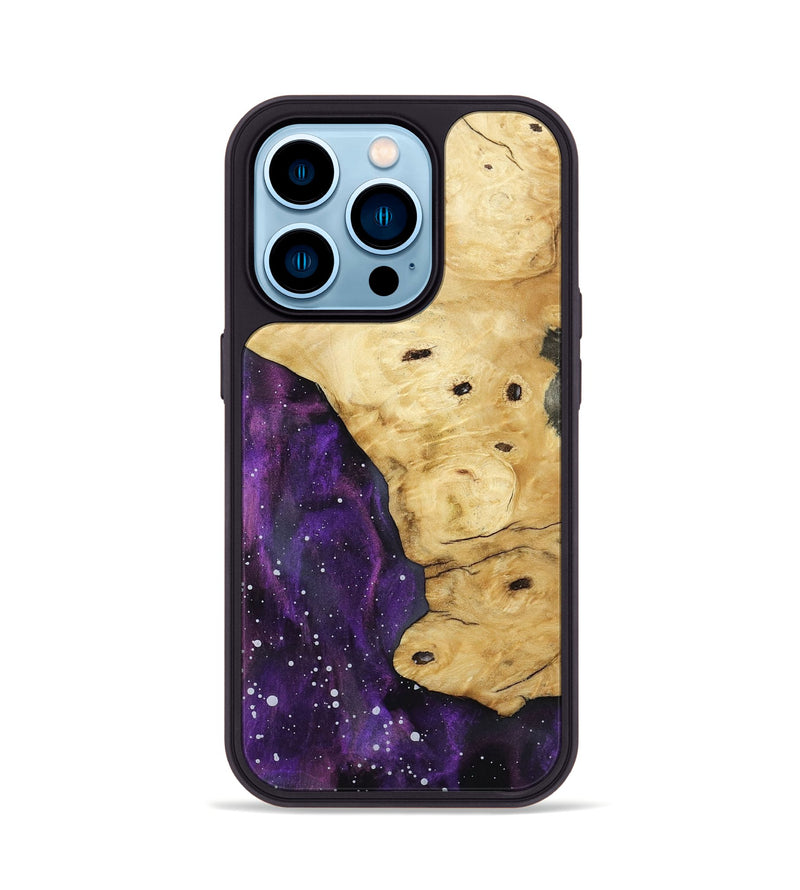 iPhone 14 Pro Wood Phone Case - Alison (Cosmos, 802133)