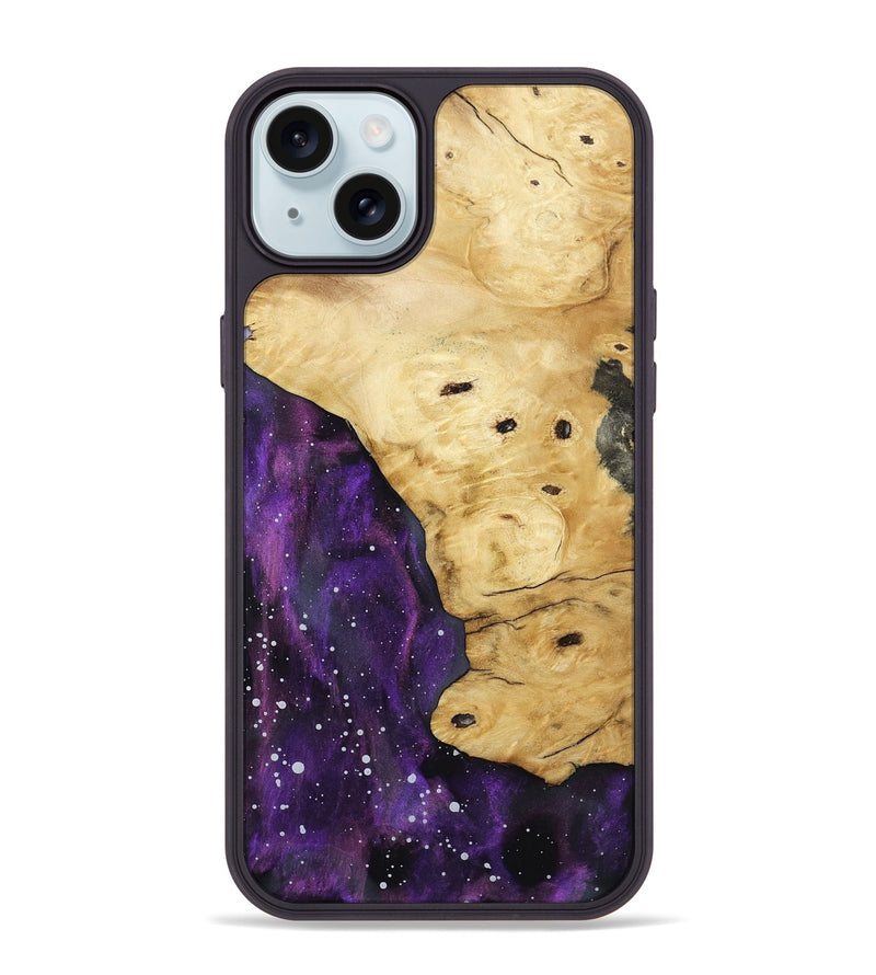 iPhone 15 Plus Wood Phone Case - Alison (Cosmos, 802133)