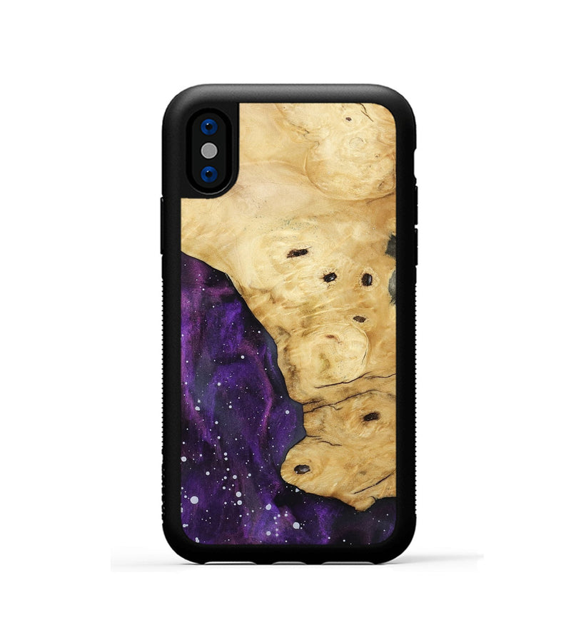 iPhone Xs Wood Phone Case - Alison (Cosmos, 802133)