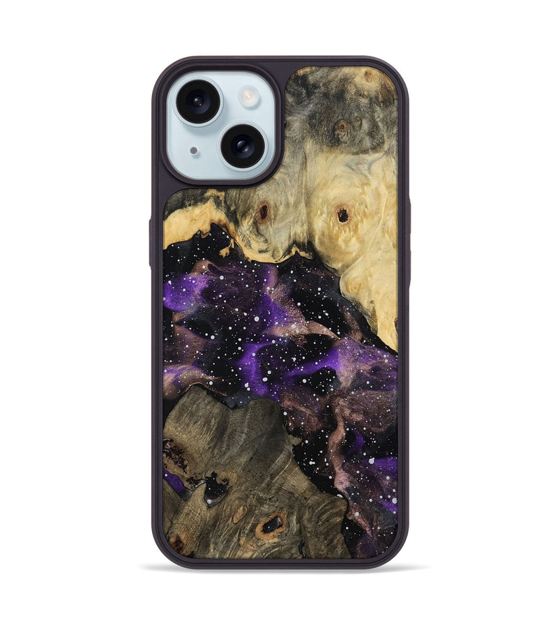 iPhone 15 Wood Phone Case - Kaitlin (Cosmos, 802135)