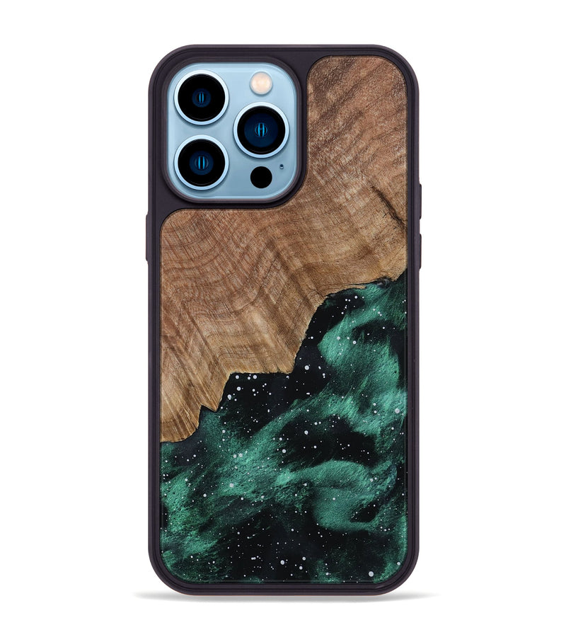 iPhone 14 Pro Max Wood Phone Case - Newt (Cosmos, 802136)