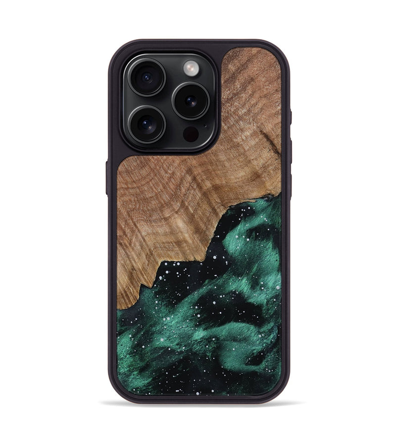iPhone 15 Pro Wood Phone Case - Newt (Cosmos, 802136)